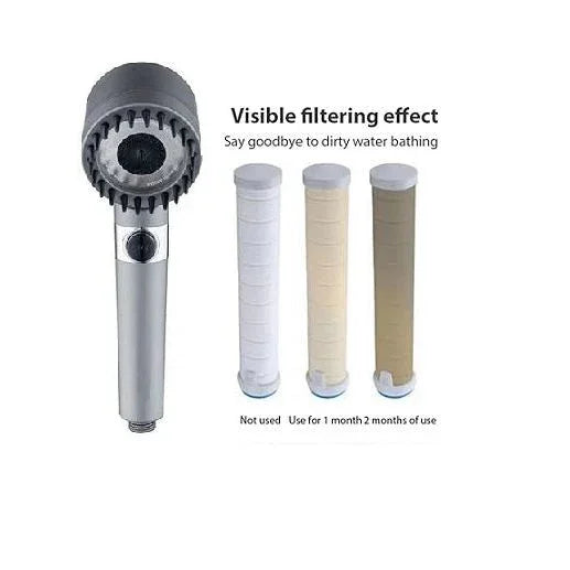 🚿 3 Modes High-Pressure Shower Head 💦 | Massage Spa Bath 🛁✨