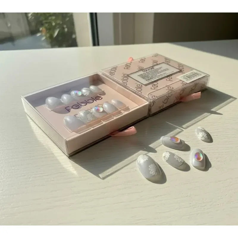 Febble - French Crystal Tip Press-On Nails